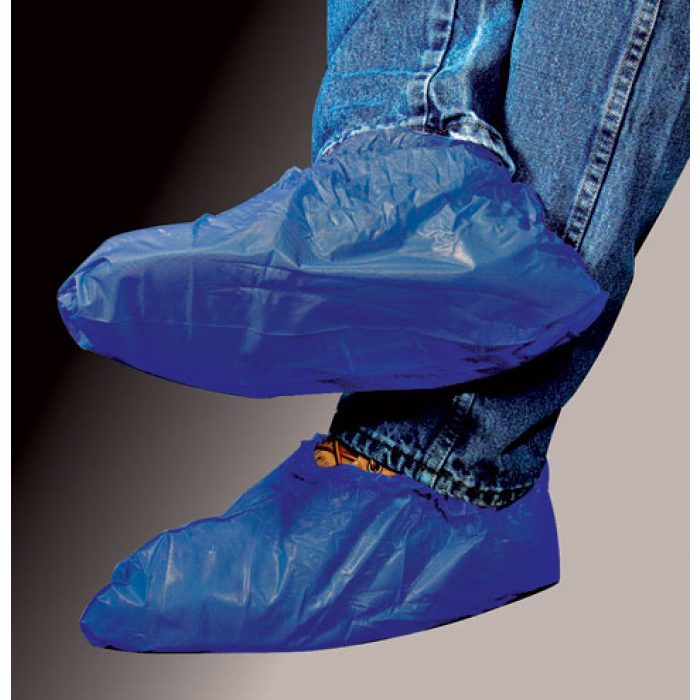 Shoe cover Blue polyethylene