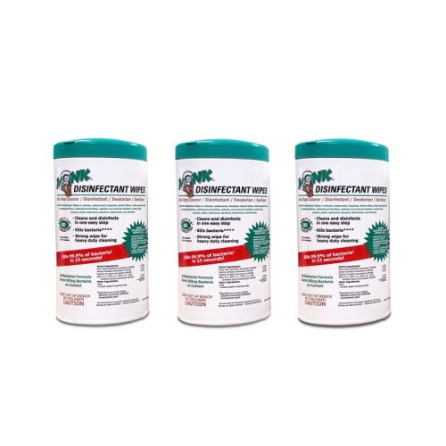 Disinfectant Wipes Monk 80 Sheets 6 canisters